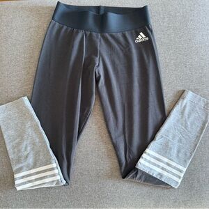 Adidas Women's Two Tone Gray and Light Gray Leggings